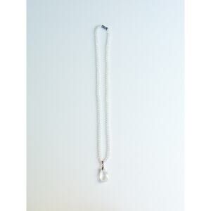 Sparkly Drop Beaded Pendant Necklace